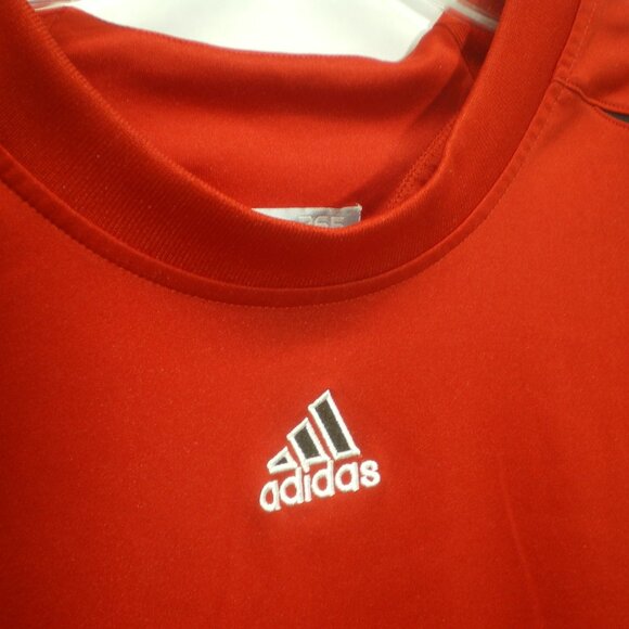 Adidas Jersey Style Red/Black/White Sleeveless Shirt, Size XL - Picture 4 of 8